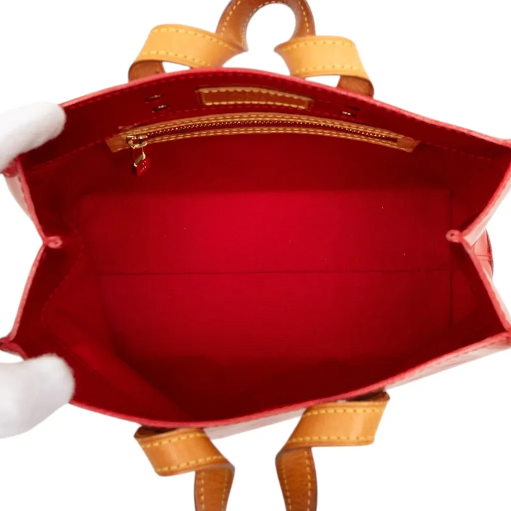 Louis Vuitton Monogram Vernis Reade PM Red Leather Very good - Model View