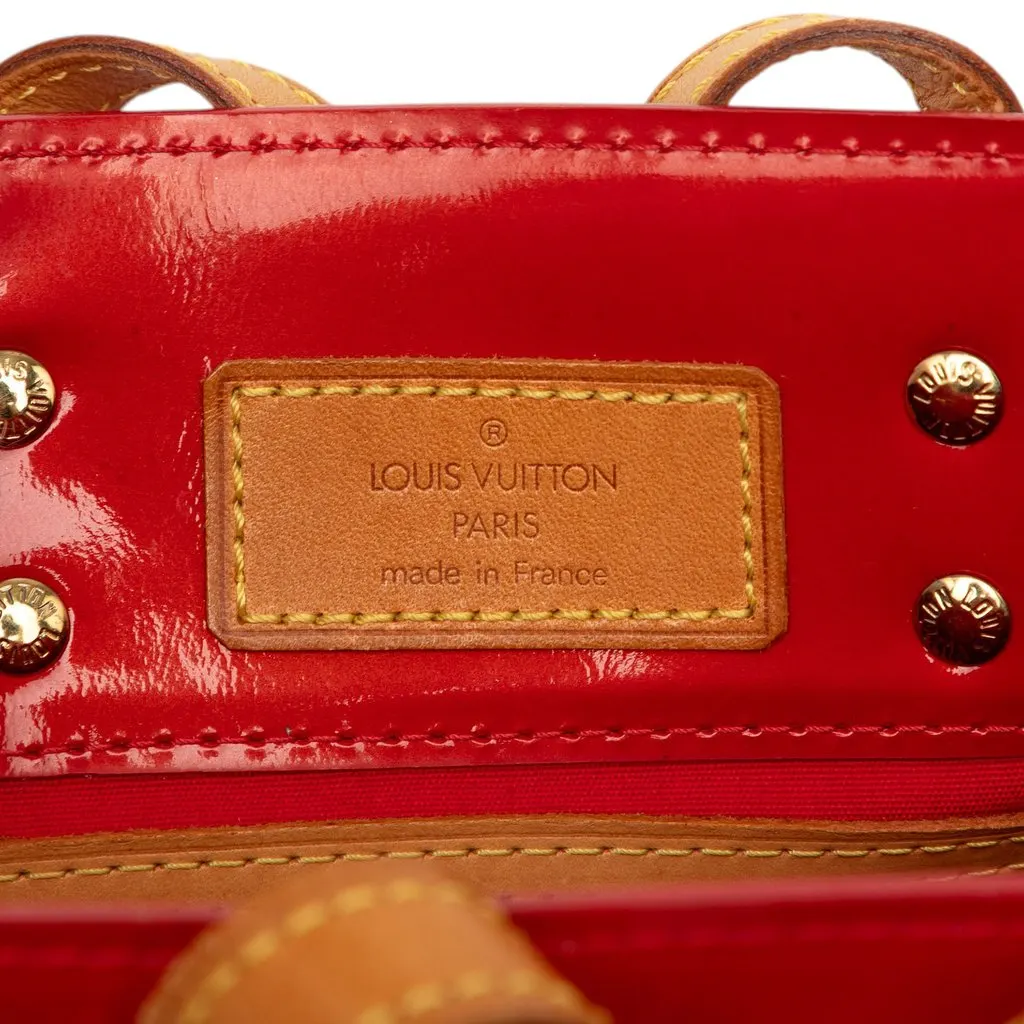 Louis Vuitton Monogram Vernis Reade PM Red Leather Very good - Box View