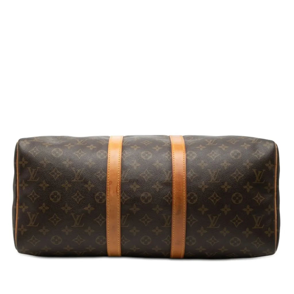 Louis Vuitton Monogram Keepall 45 Brown Good - Inside View