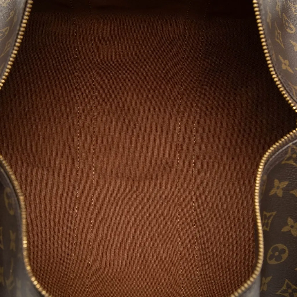 Louis Vuitton Monogram Keepall 45 Brown Good - Model View