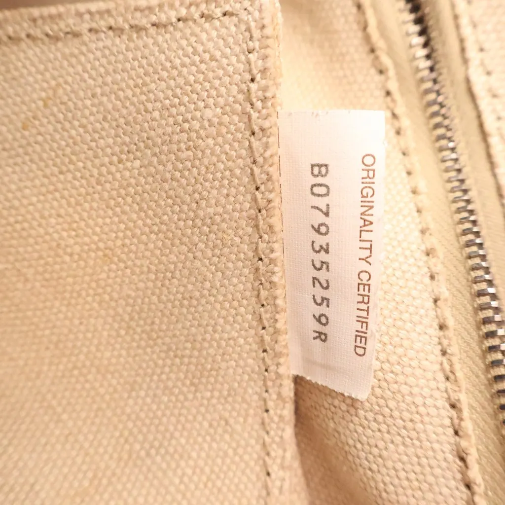 Bottega Veneta Small Canvas French Calfskin Slip Tote Beige Canvas Very good - Box View