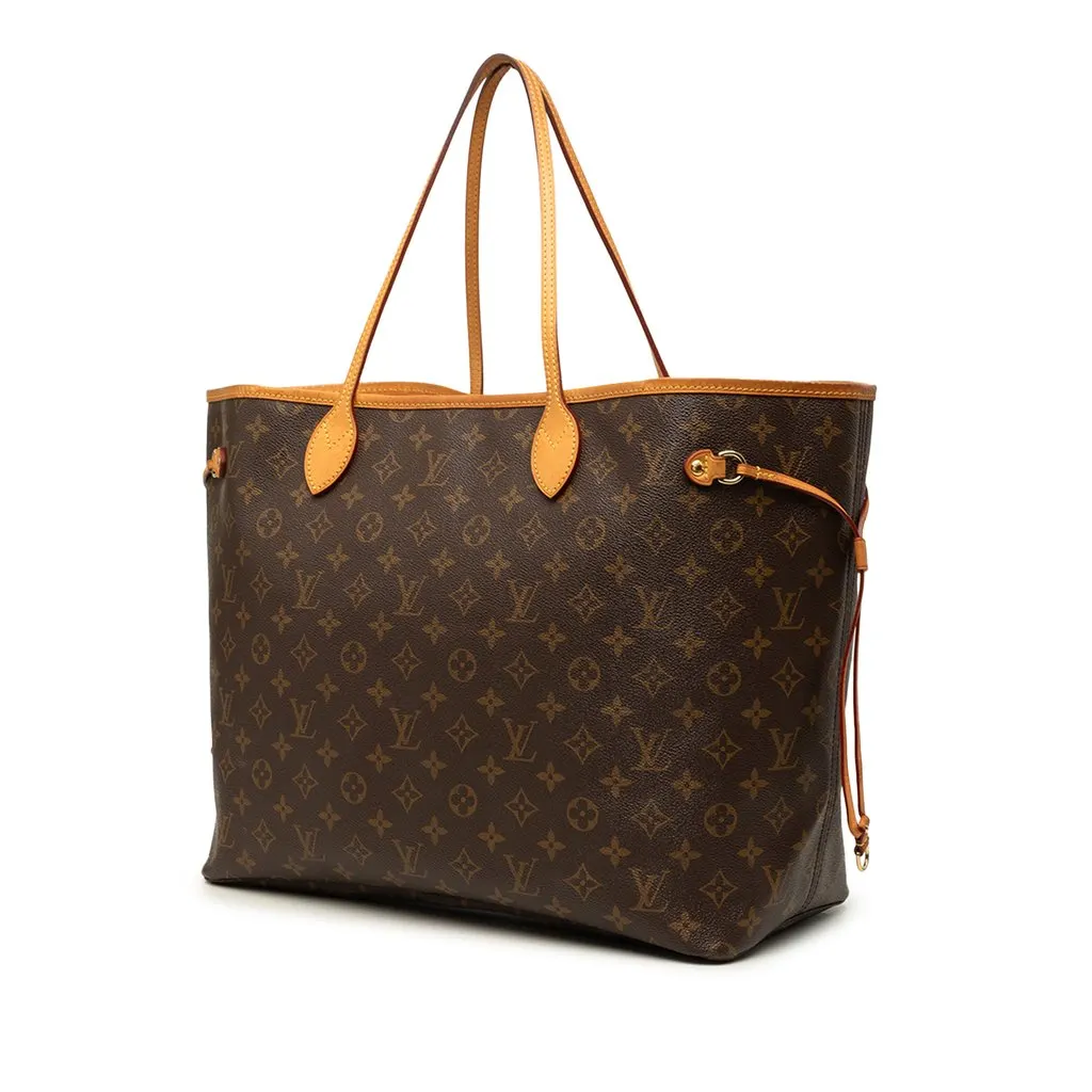 Louis Vuitton Monogram Neverfull GM Brown Very good - Back View