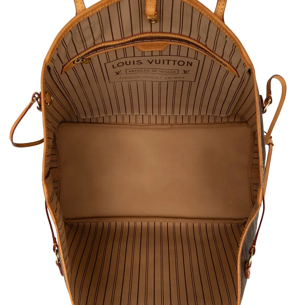 Louis Vuitton Monogram Neverfull GM Brown Very good - Model View