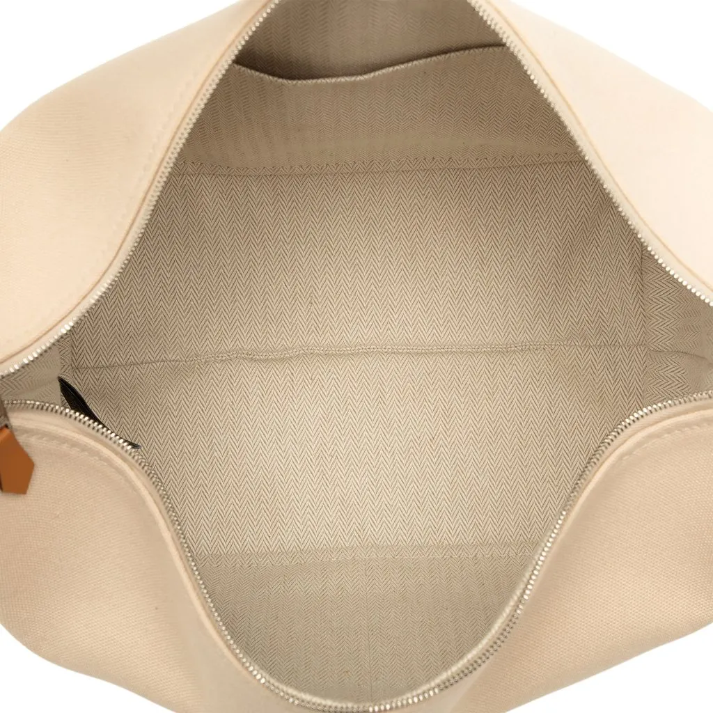 Hermès Large Toile Bride A Brac Case Beige Very good - Model View