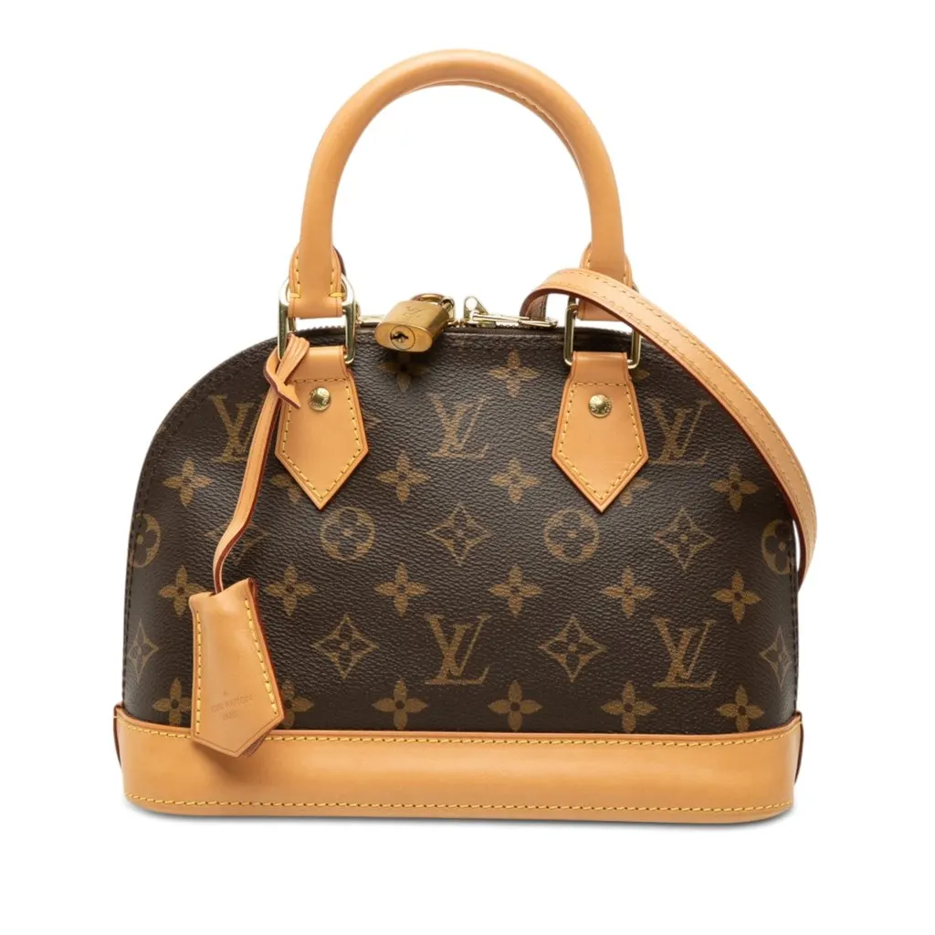 Louis Vuitton Monogram Alma BB Brown Very good - Front View