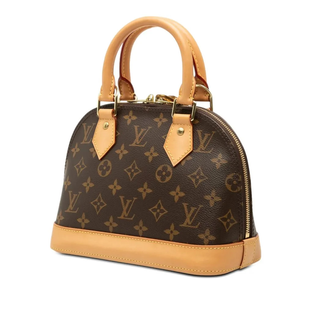 Louis Vuitton Monogram Alma BB Brown Very good - Back View