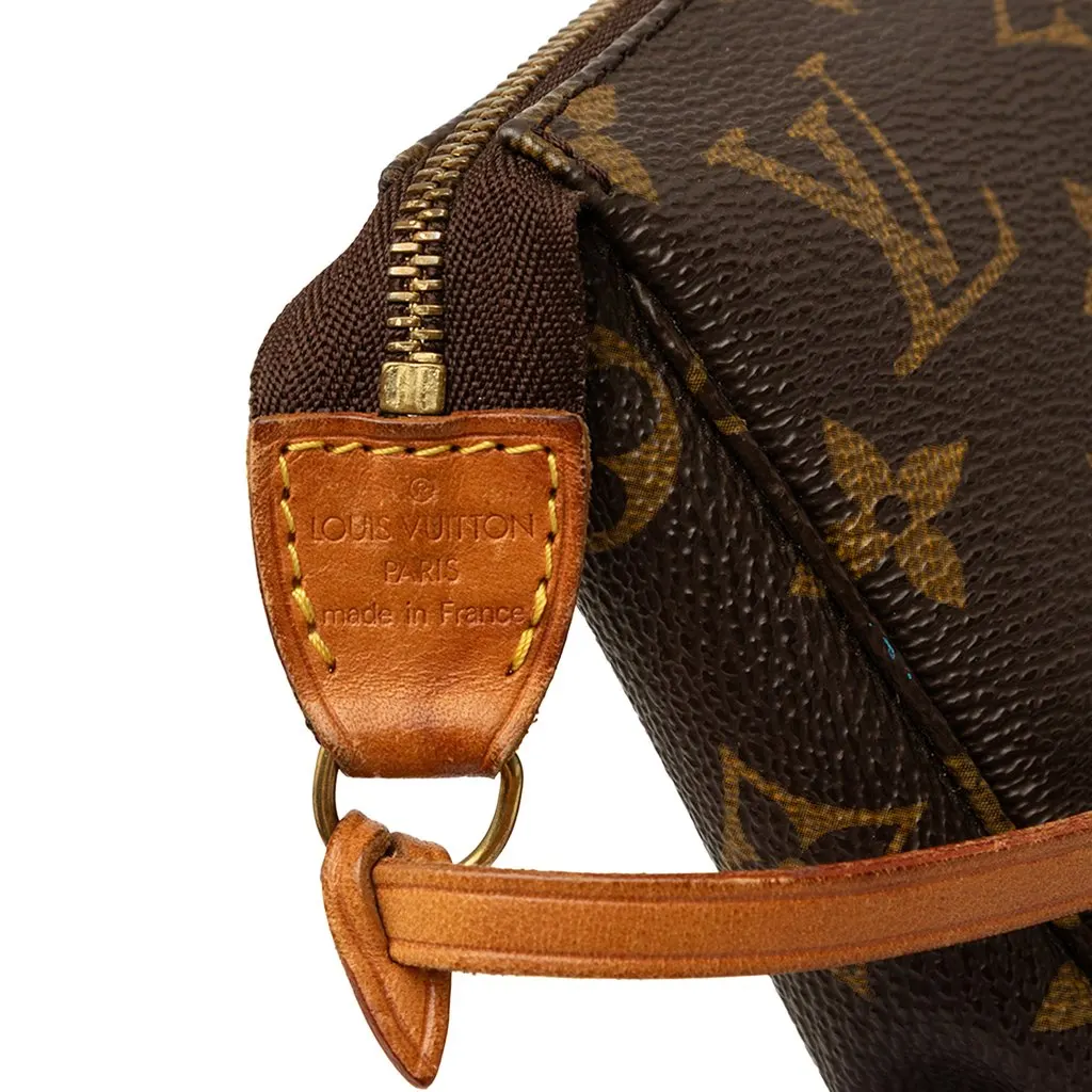 Louis Vuitton Monogram Pochette Accessoires Brown Canvas Very good - Box View