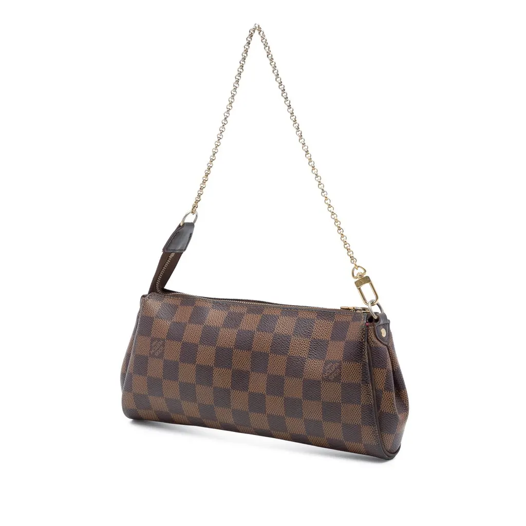 Louis Vuitton Damier Ebene Eva Brown Very good - Back View