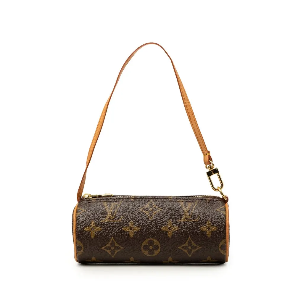 Louis Vuitton Monogram Papillon Pochette Brown Very good - Front View
