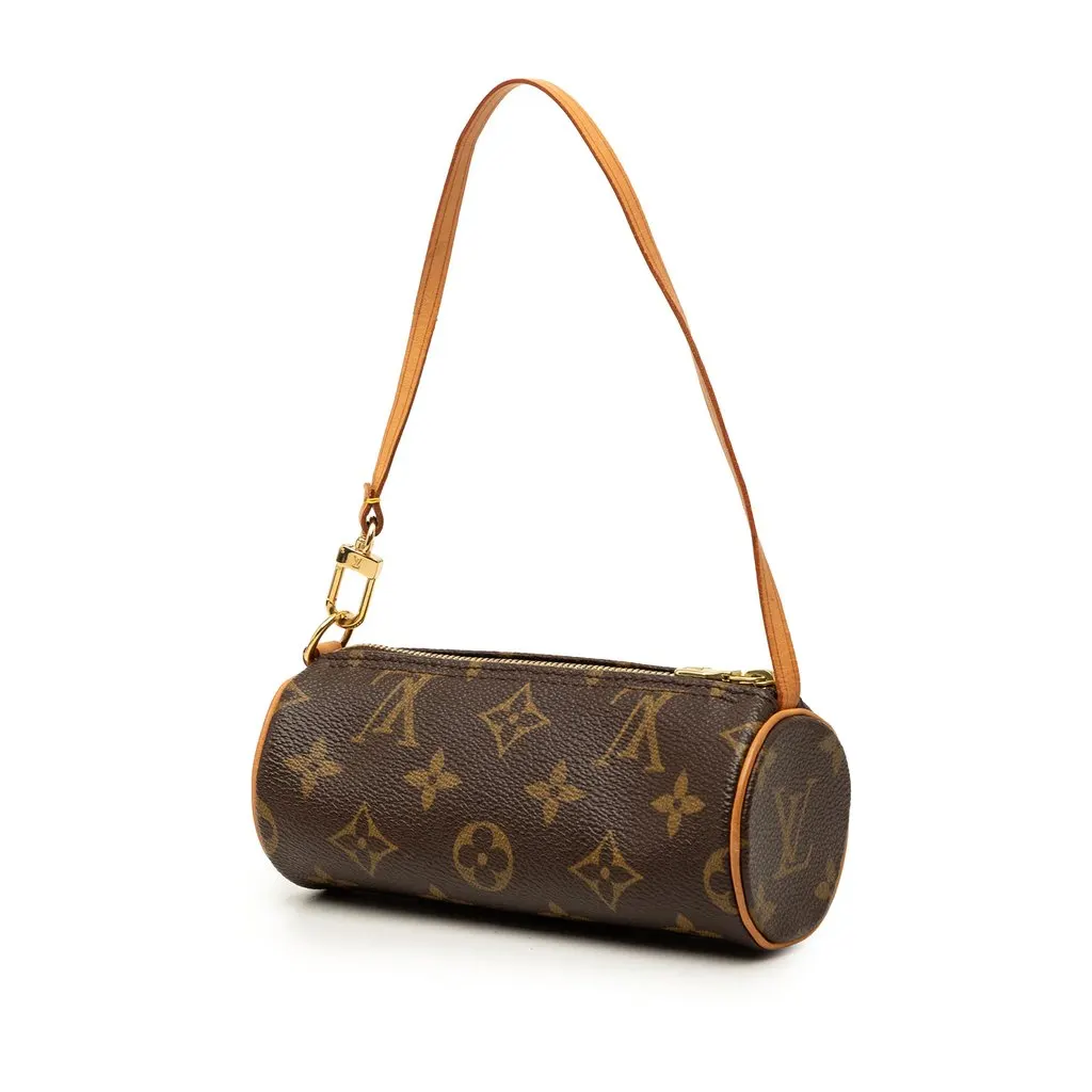 Louis Vuitton Monogram Papillon Pochette Brown Very good - Back View