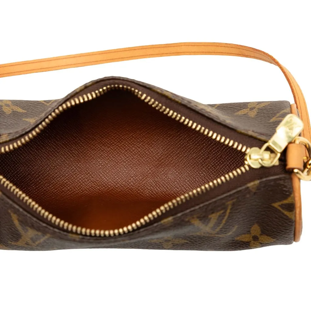 Louis Vuitton Monogram Papillon Pochette Brown Very good - Model View