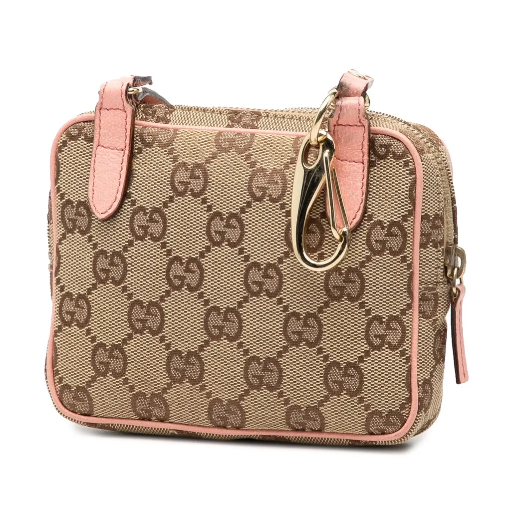 Gucci GG Canvas Crossbody Beige Very good - Back View