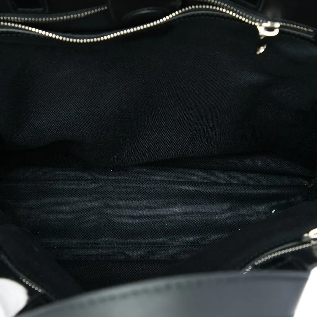 Gucci GG Supreme Web Tiger Convertible Soft Tote Black Canvas Very good - Model View