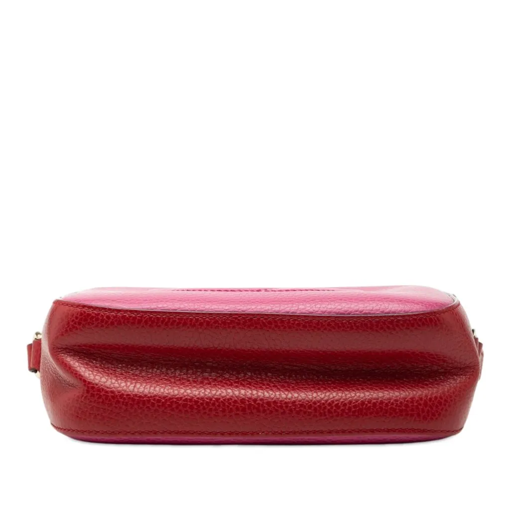 Gucci Small Bicolor Leather Soho Disco Crossbody Pink Leather Very good - Inside View