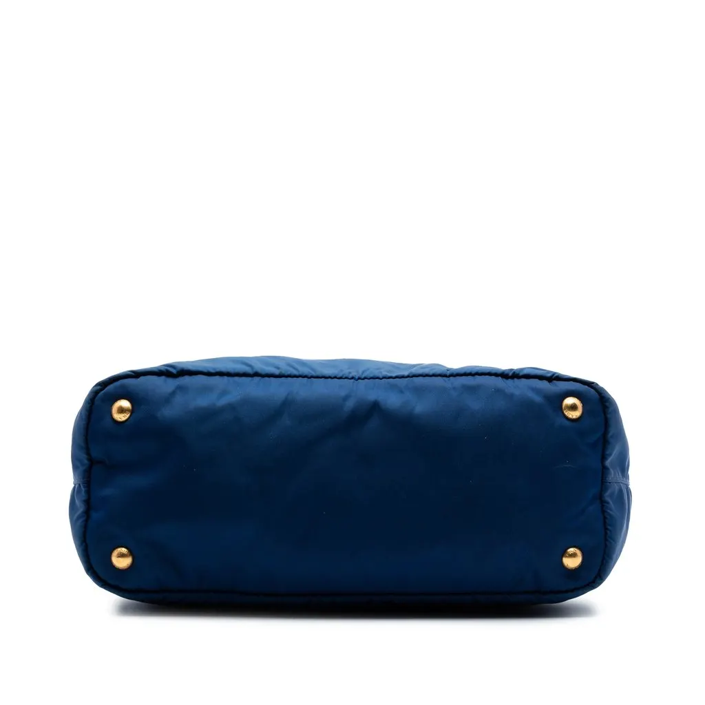 Prada Tessuto Zip Top Convertible Tote Blue Very good - Inside View