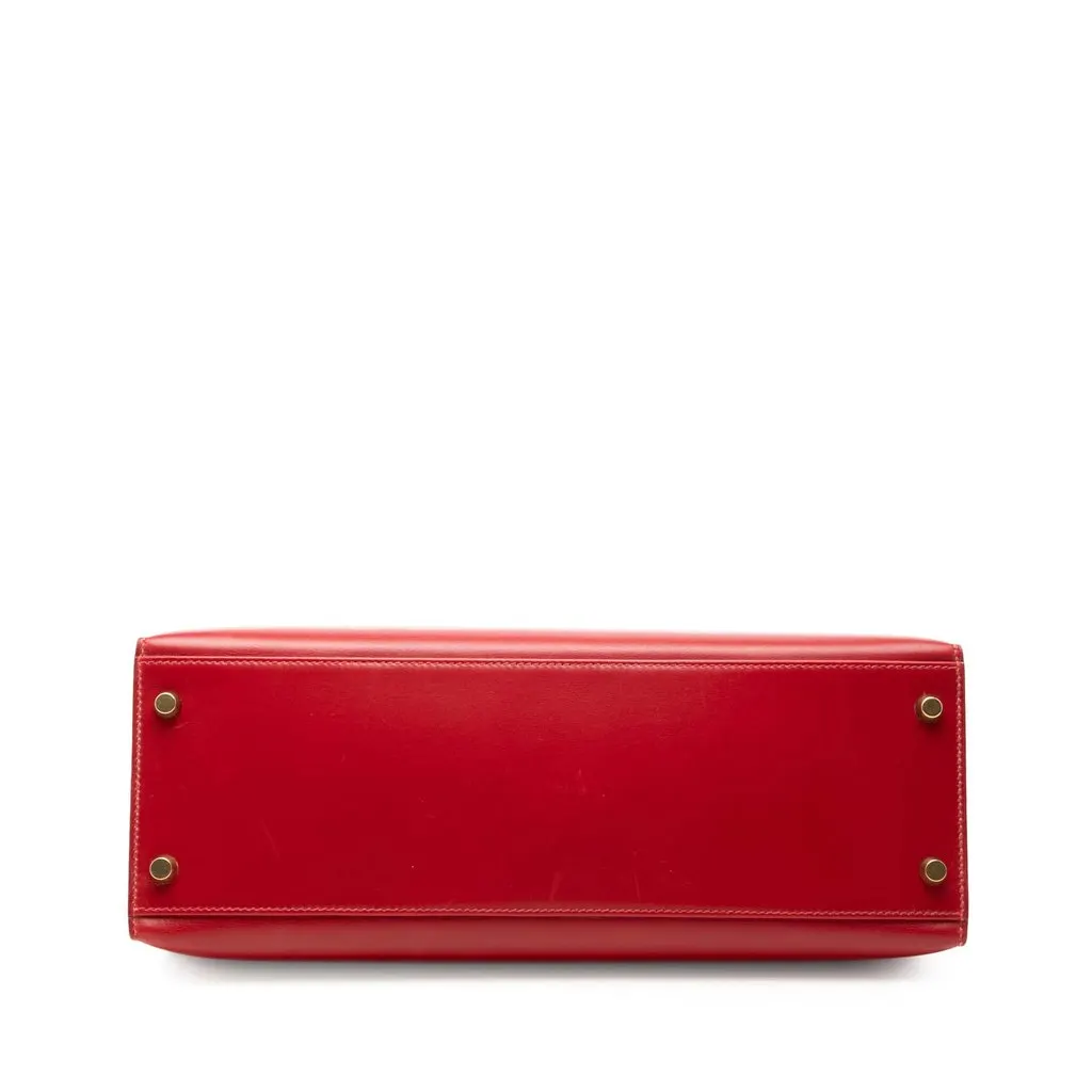 Hermès Box Calf Kelly Sellier 32 Red Leather Very good - Inside View