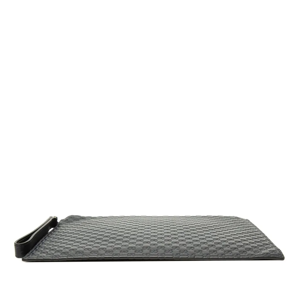 Gucci Microguccissima Clutch Black Leather Very good - Inside View