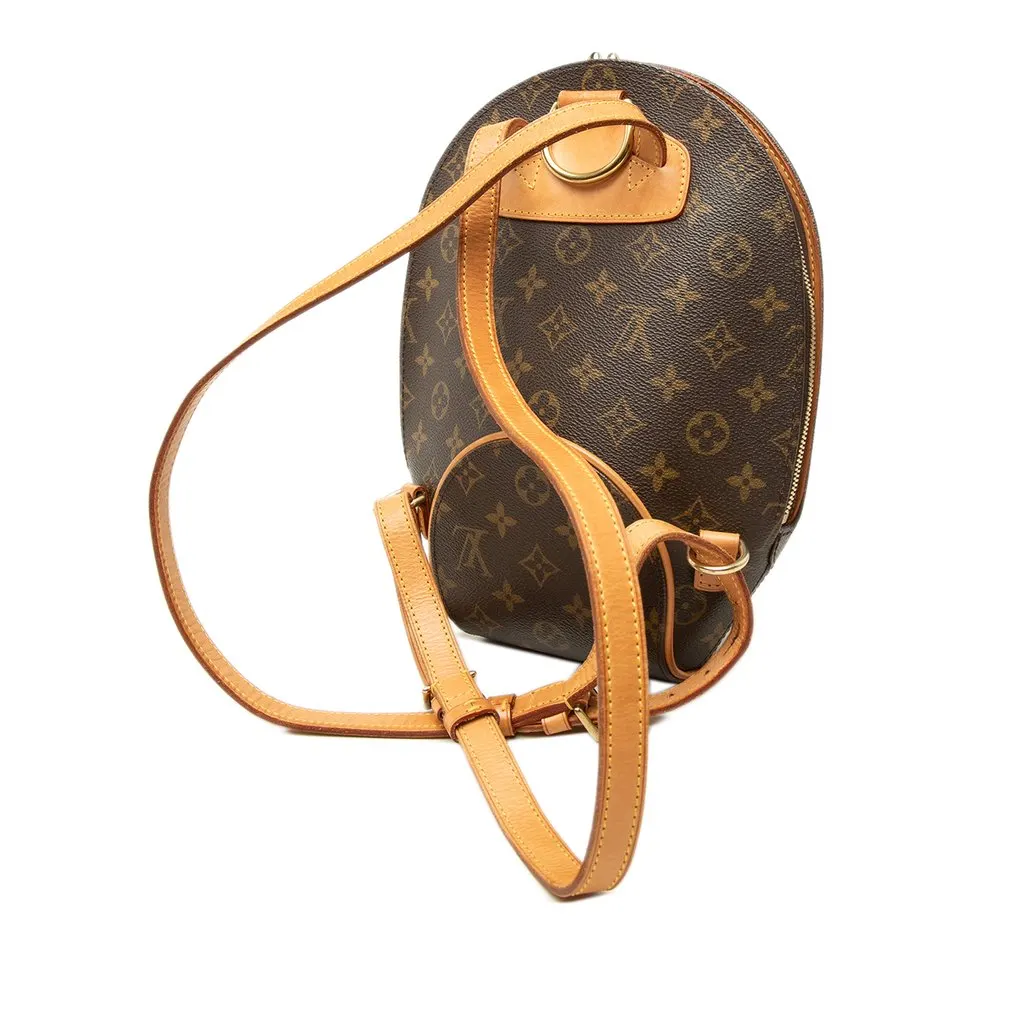 Louis Vuitton Monogram Ellipse Sac a Dos Backpack Brown Canvas Very good - Back View