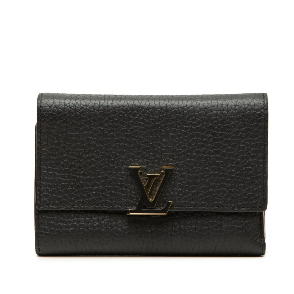 Louis Vuitton Taurillon Capucines Compact Wallet