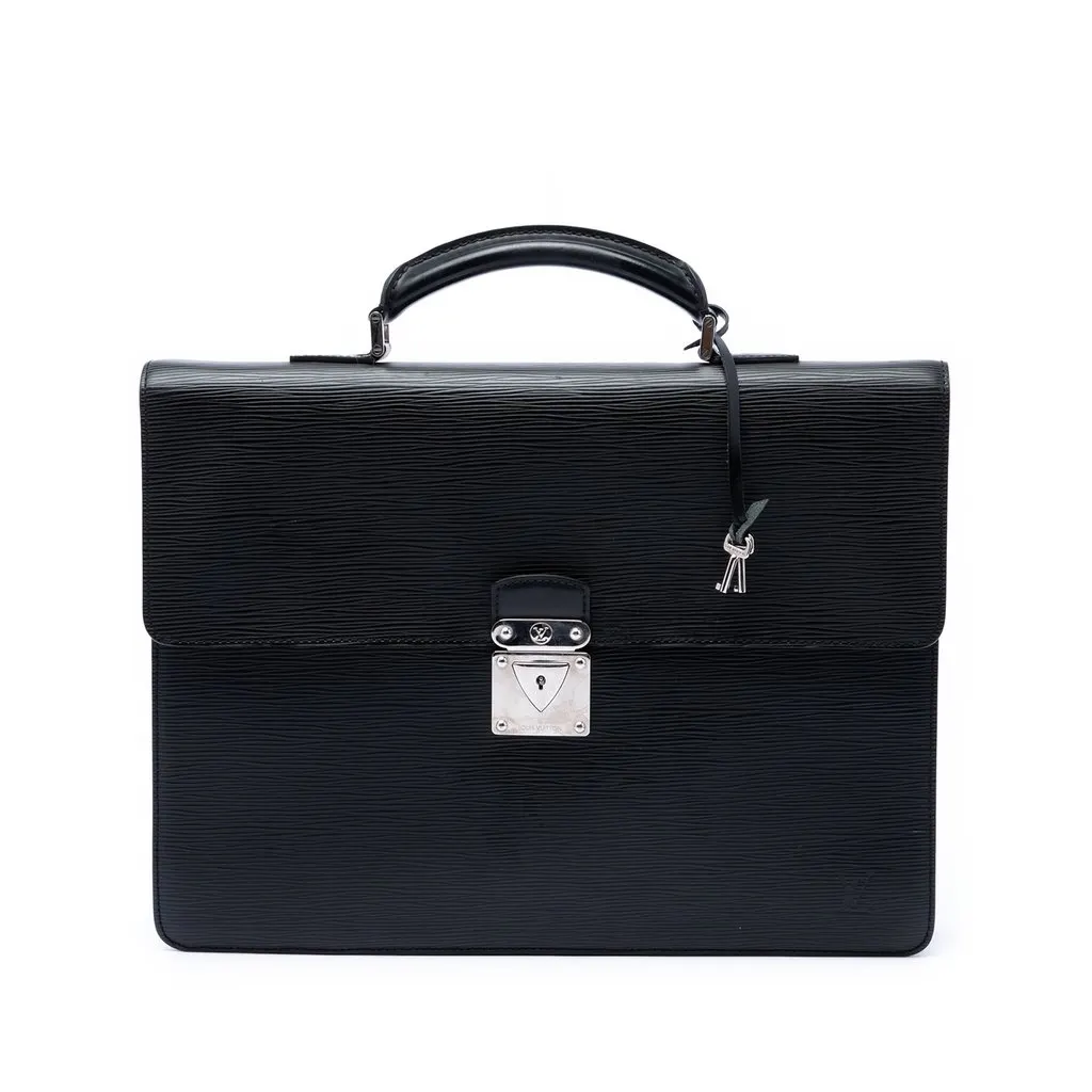 Louis Vuitton Epi Robusto 1 Black Leather Very good - Front View