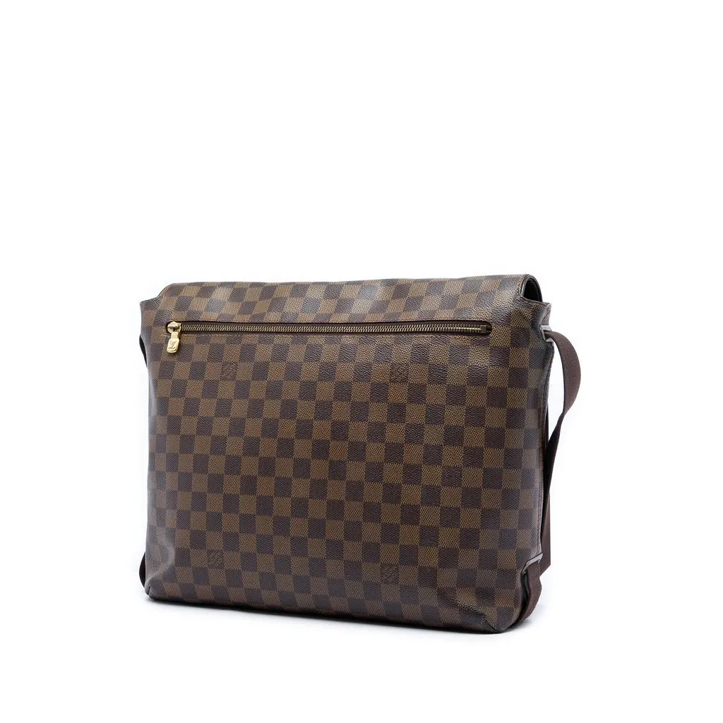Louis Vuitton Damier Ebene Brooklyn MM Brown Very good - Back View