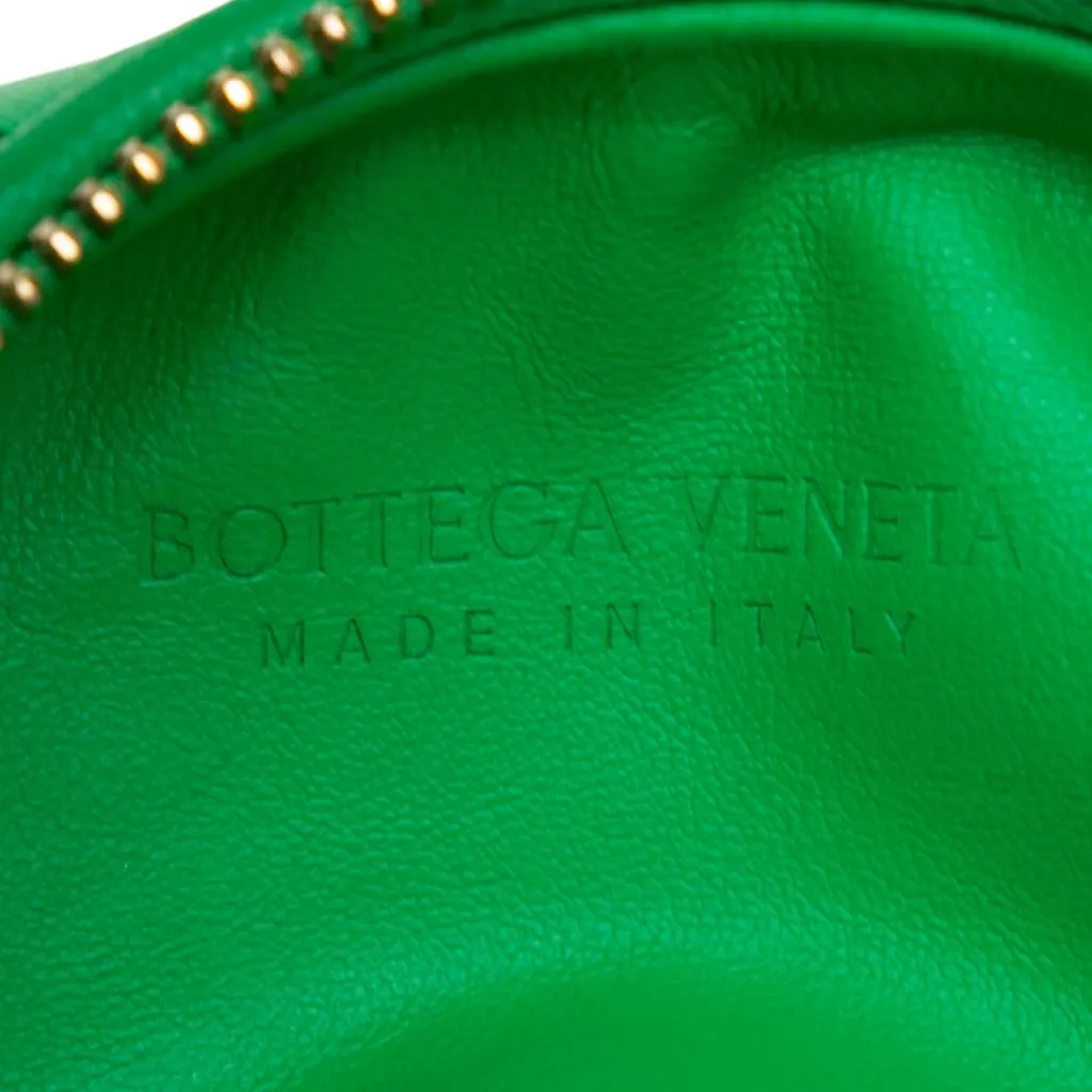 Bottega Veneta Mini Nappa Intrecciato Jodie Green Leather Very good - Box View
