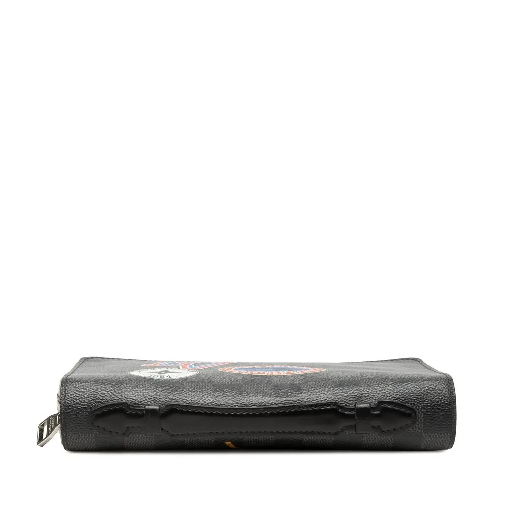 Louis Vuitton Damier Graphite LV League Zippy XL Wallet Black Canvas Very good - Inside View
