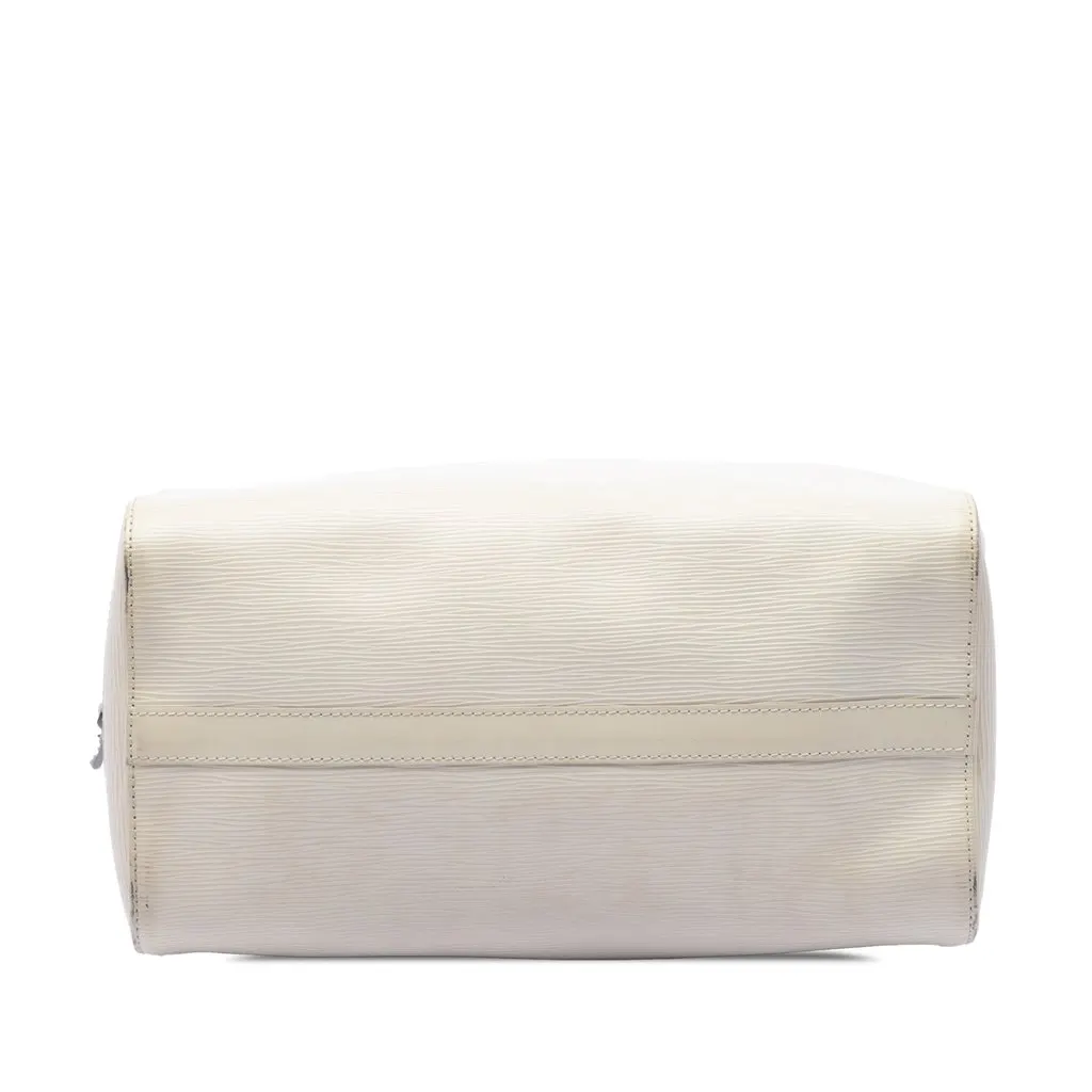 Louis Vuitton Epi Speedy 35 White Leather Very good - Inside View