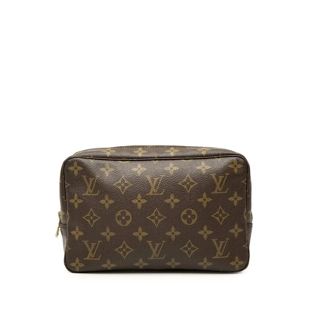 Louis Vuitton Monogram Trousse Toilette 23 Brown Canvas Very good - Front View