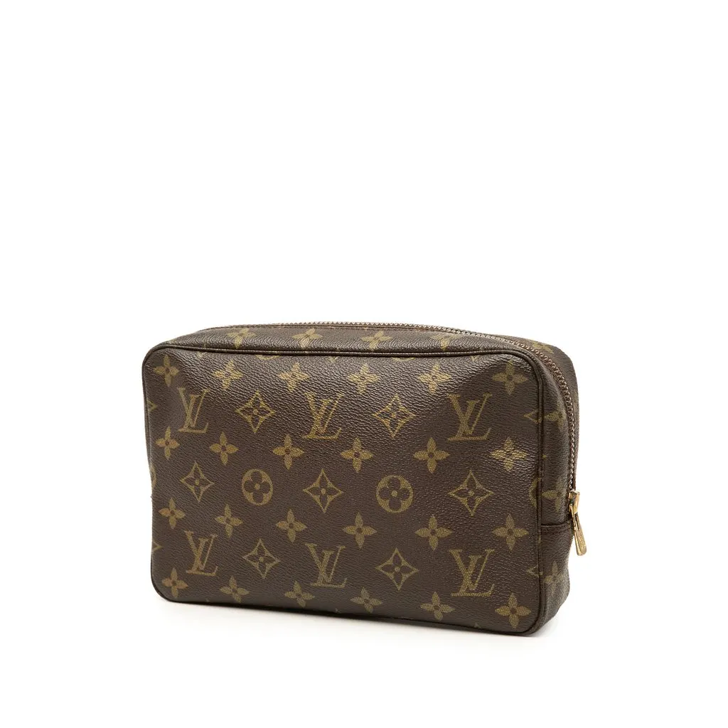 Louis Vuitton Monogram Trousse Toilette 23 Brown Canvas Very good - Back View