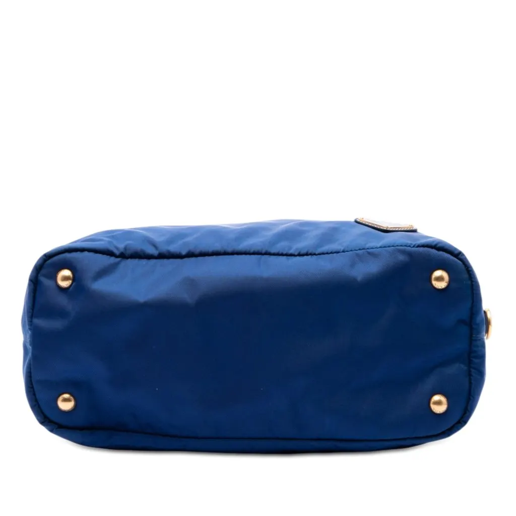 Prada Tessuto Zip Top Convertible Tote Blue Very good - Inside View