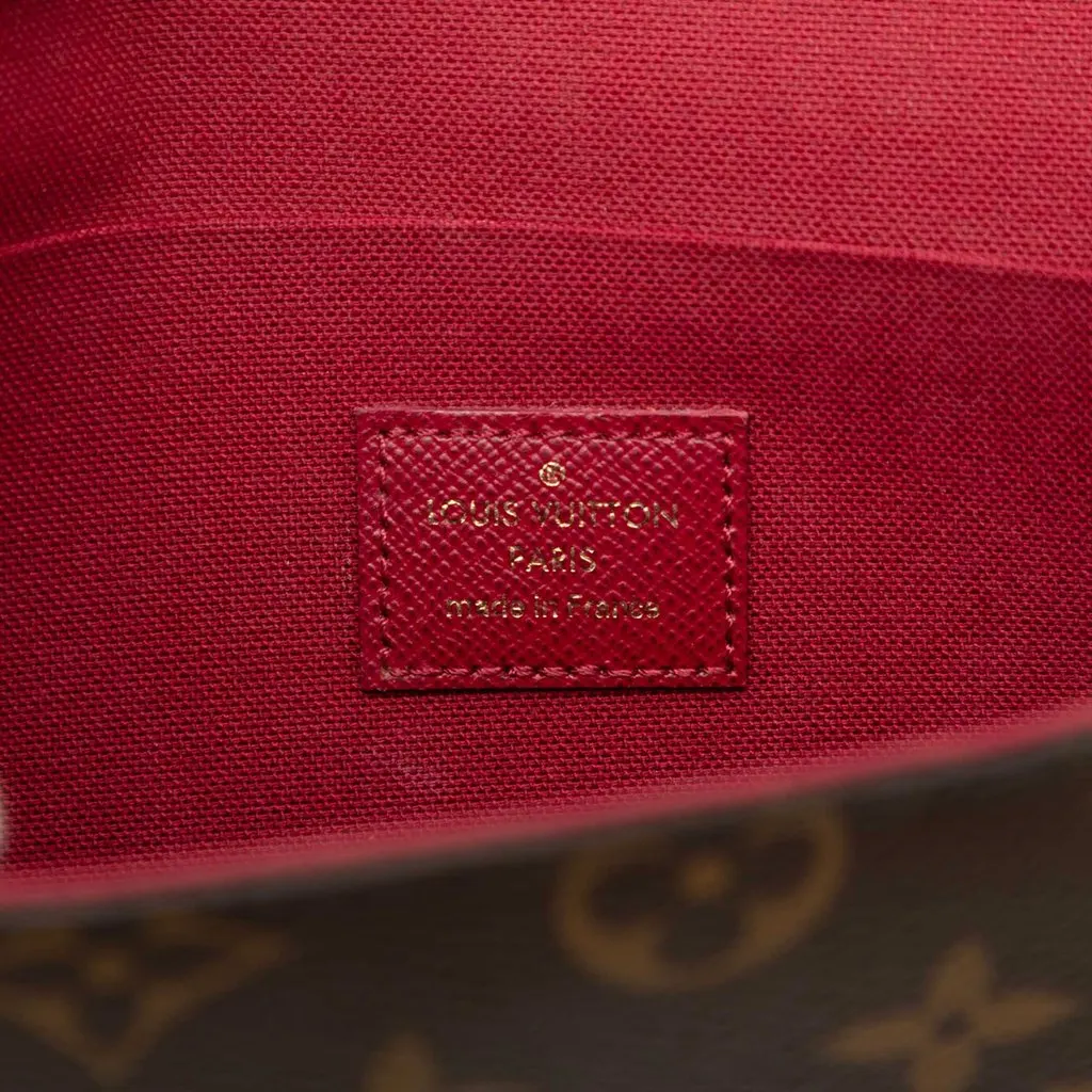 Louis Vuitton Monogram Pochette Felicie Brown Good - Box View
