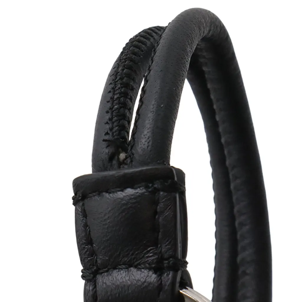Fendi Nappa Logo Neck Phone Pouch Black Leather Very good - Model View