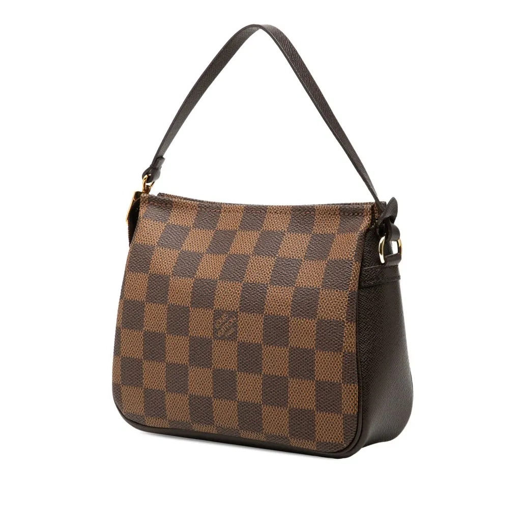 Louis Vuitton Damier Ebene Trousse Pochette Brown Very good - Back View