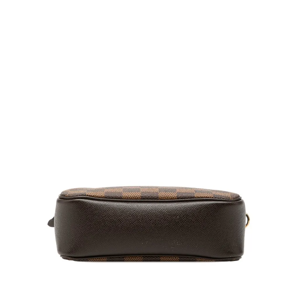 Louis Vuitton Damier Ebene Trousse Pochette Brown Very good - Inside View