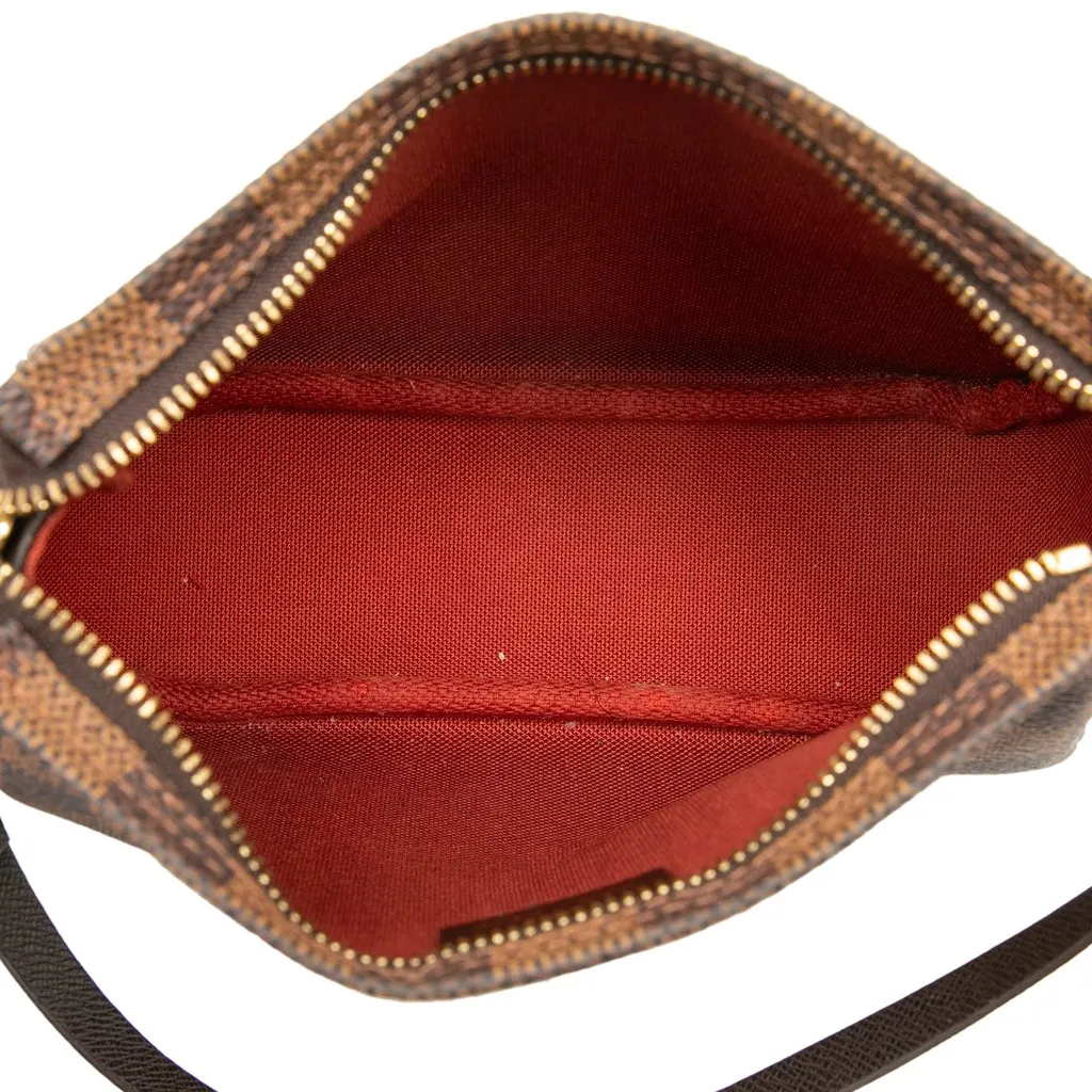 Louis Vuitton Damier Ebene Trousse Pochette Brown Very good - Model View