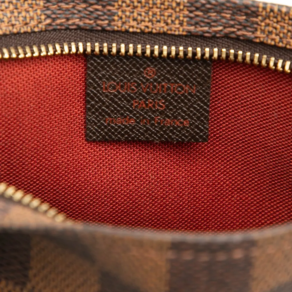 Louis Vuitton Damier Ebene Trousse Pochette Brown Very good - Box View