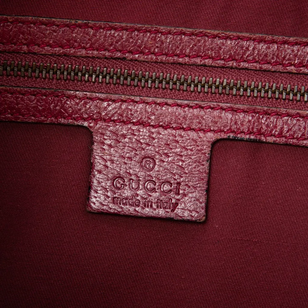 Gucci GG Canvas Horsebit Hobo Pink Very good - Box View