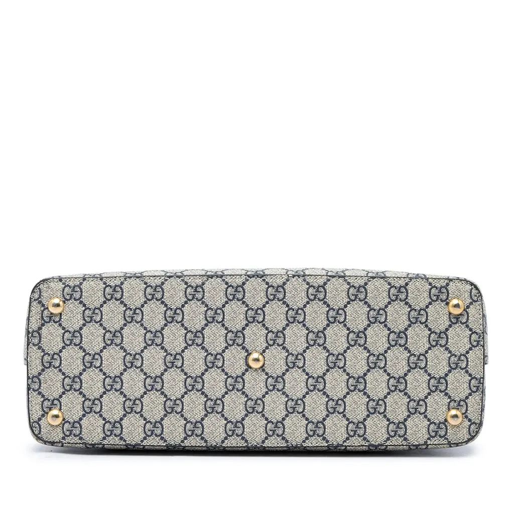 Gucci GG Supreme Linea A Satchel Beige Very good - Inside View