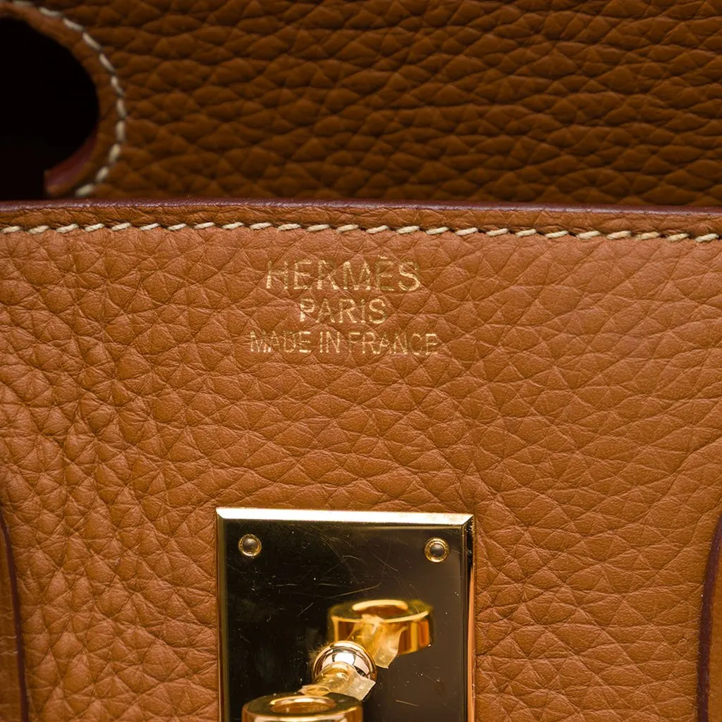 Hermès Togo Birkin Retourne 35 Brown Leather Very good - Box View