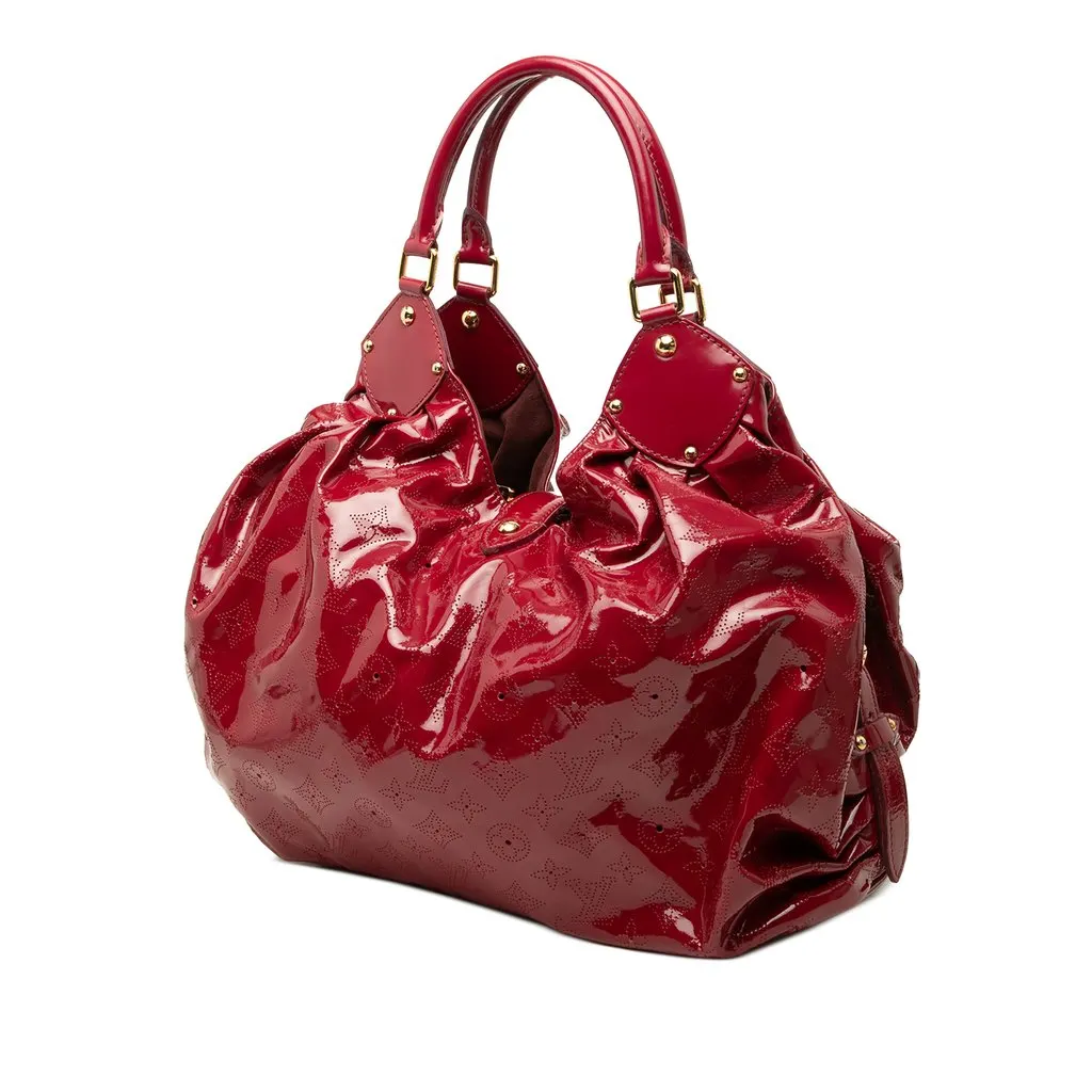 Louis Vuitton Monogram Vernis Mahina Surya L Red Leather Very good - Back View