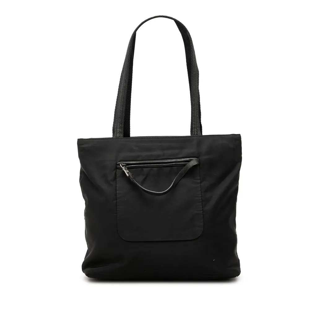 Prada Tessuto Tote Black Polyamide Very good - Front View