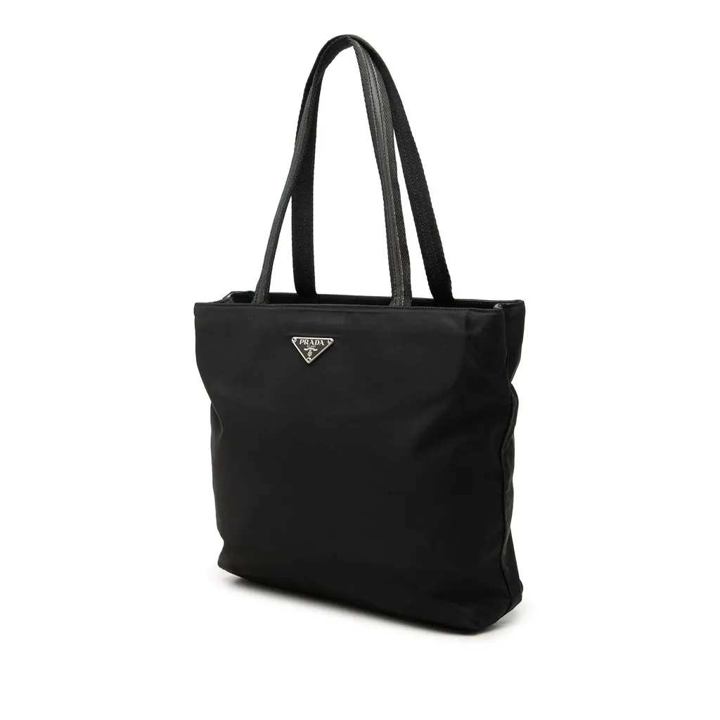 Prada Tessuto Tote Black Polyamide Very good - Back View
