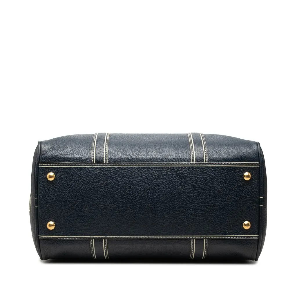 Louis Vuitton Tobago Carryall Blue Leather Good - Inside View