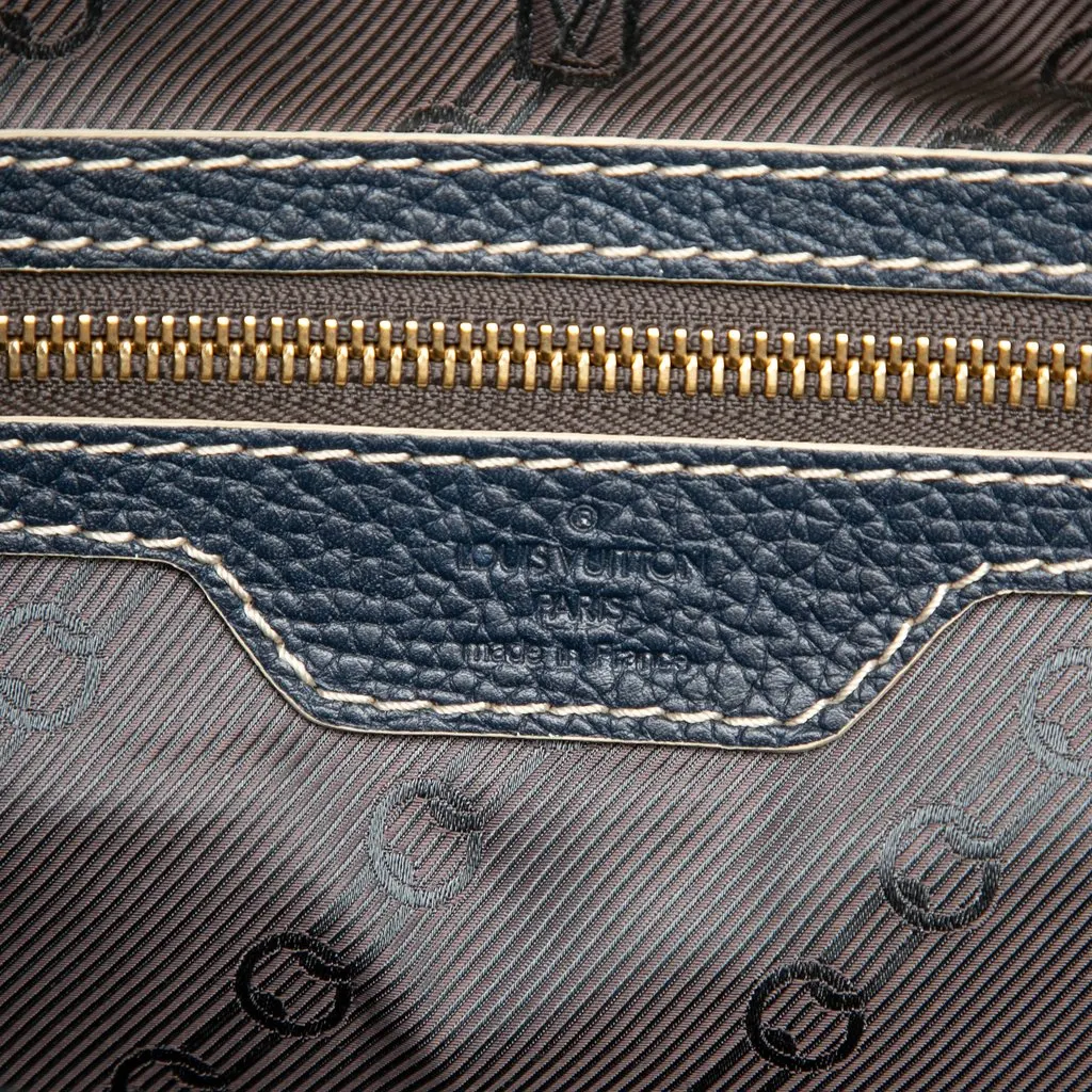 Louis Vuitton Tobago Carryall Blue Leather Good - Box View