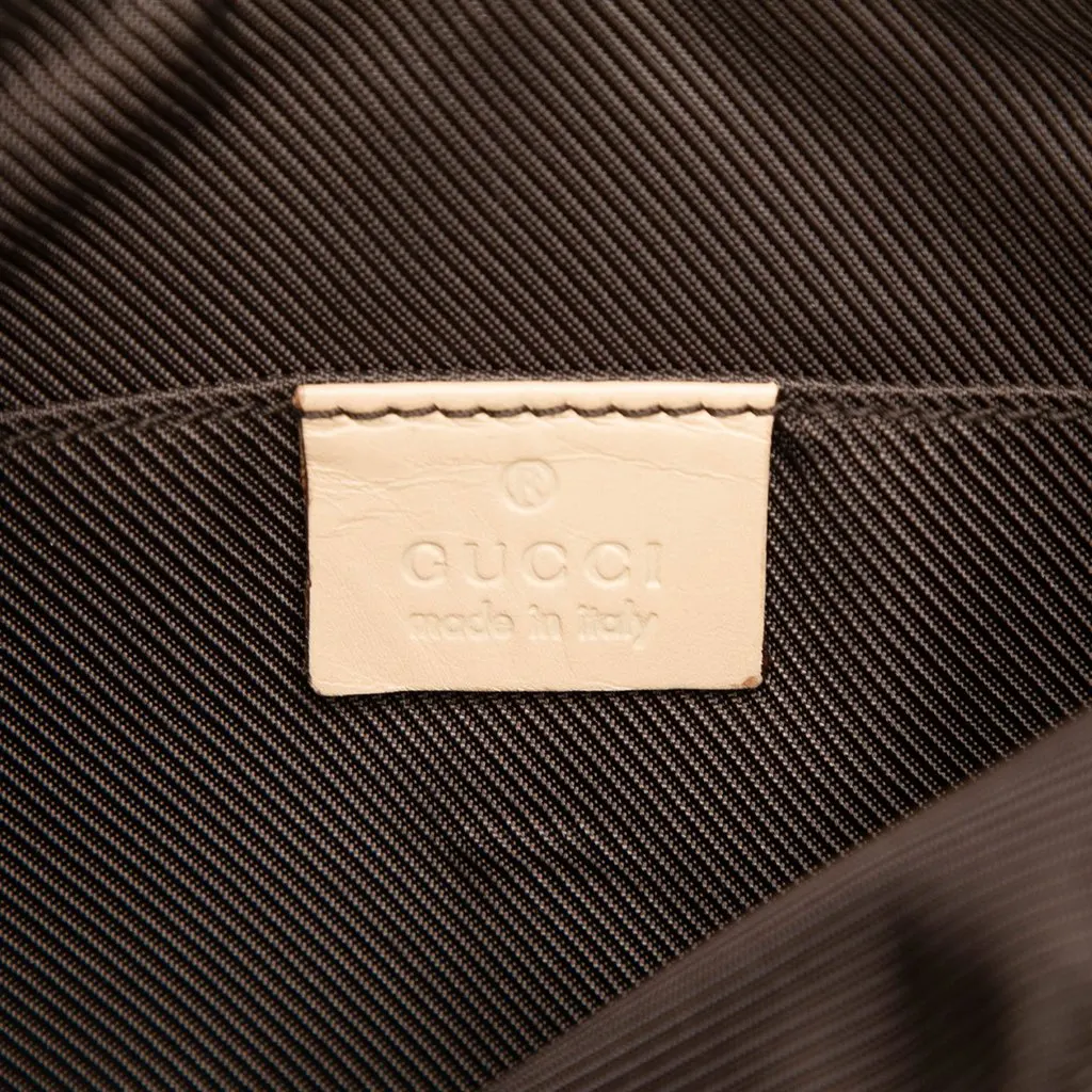 Gucci GG Canvas Shoulder Bag Beige Canvas Very good - Box View