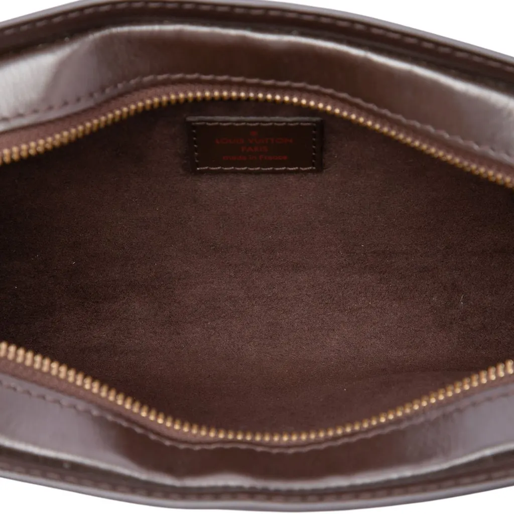 Louis Vuitton Damier Ebene Saint Louis Pochette Brown Canvas Good - Model View