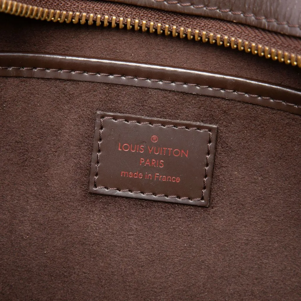 Louis Vuitton Damier Ebene Saint Louis Pochette Brown Canvas Good - Box View