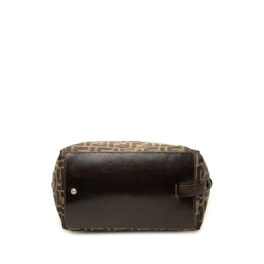 Fendi Zucca Canvas Handbag Brown Very good - Inside View