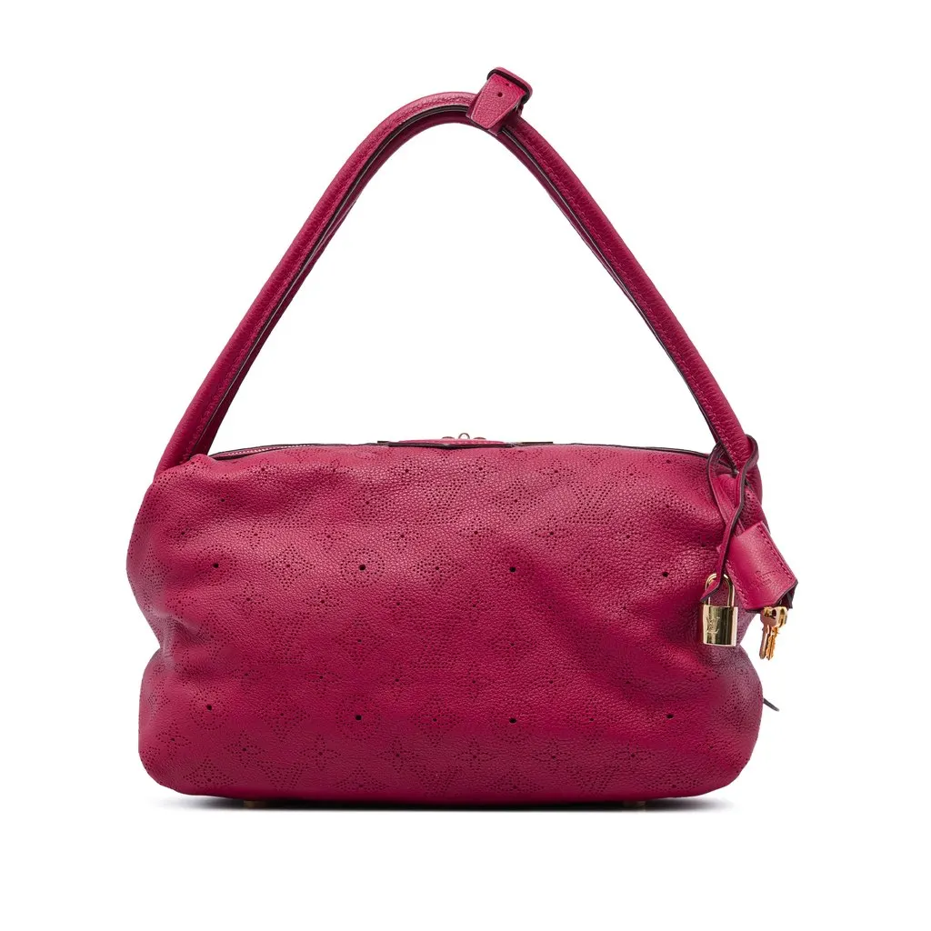 Louis Vuitton Monogram Mahina Galatea PM Pink Leather Very good - Front View